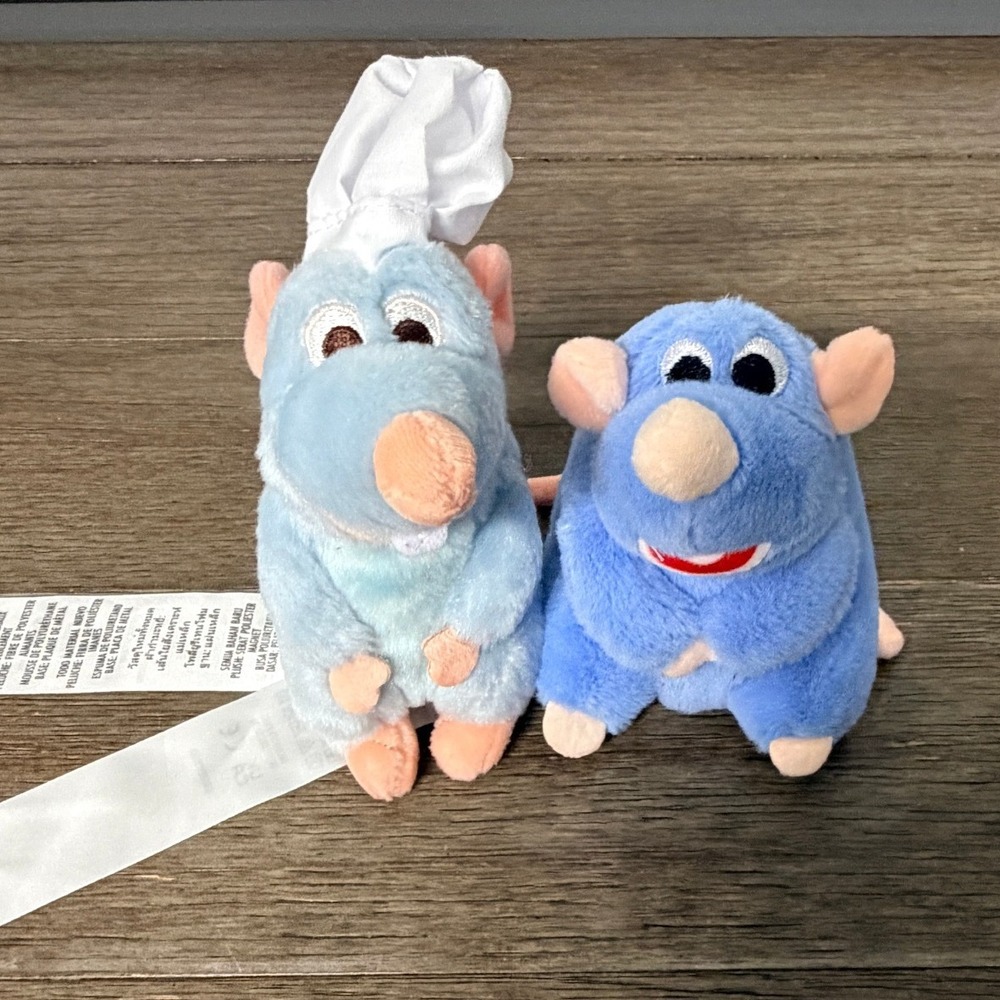 Disney Pixar Ratatouille Remy Plush Set Disney Parks Stuffed Toy